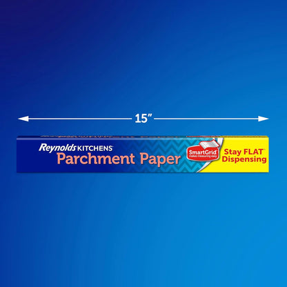 Kitchens Stay Flat Parchment Paper with Smartgrid, 45 Square Feet
