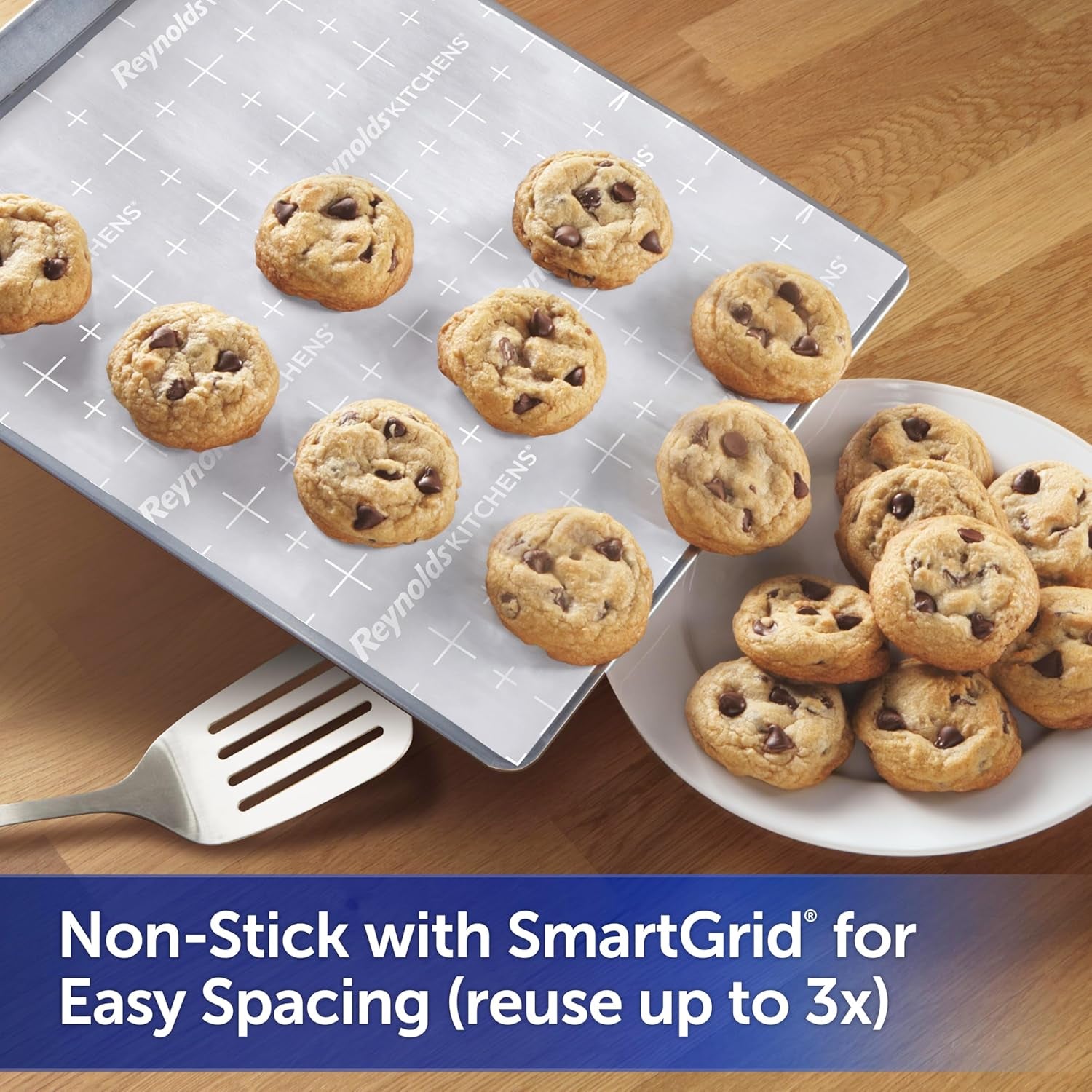 Kitchens Stay Flat Parchment Paper with Smartgrid, 45 Square Feet