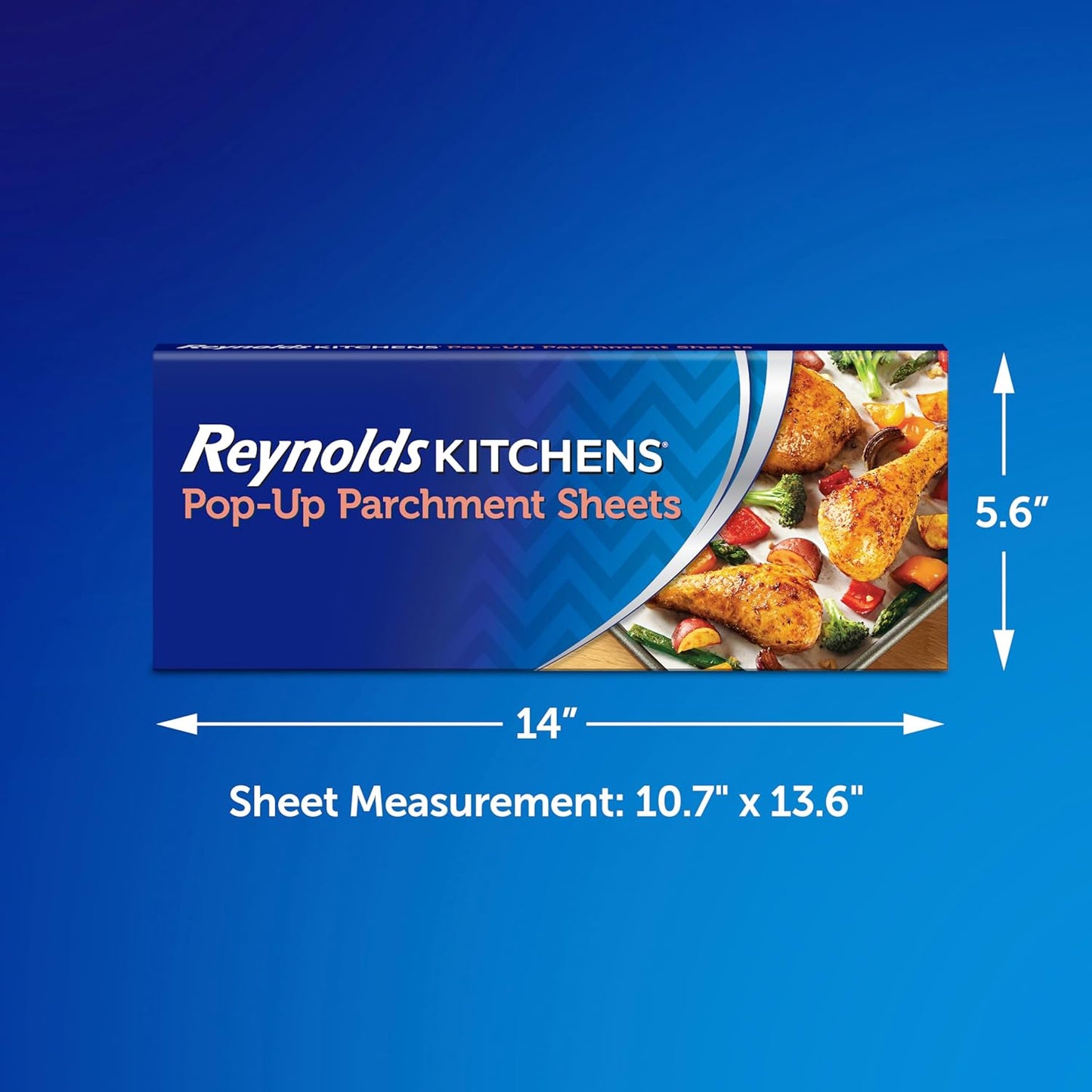 Kitchens Pop-Up Parchment Paper Sheets, 10.7X13.6 Inch, 30 Sheets